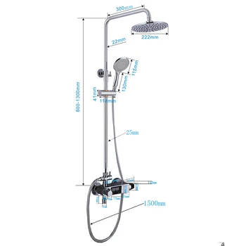 Energy saving technology intelligent digital display constant temperature shower faucet sensor faucets