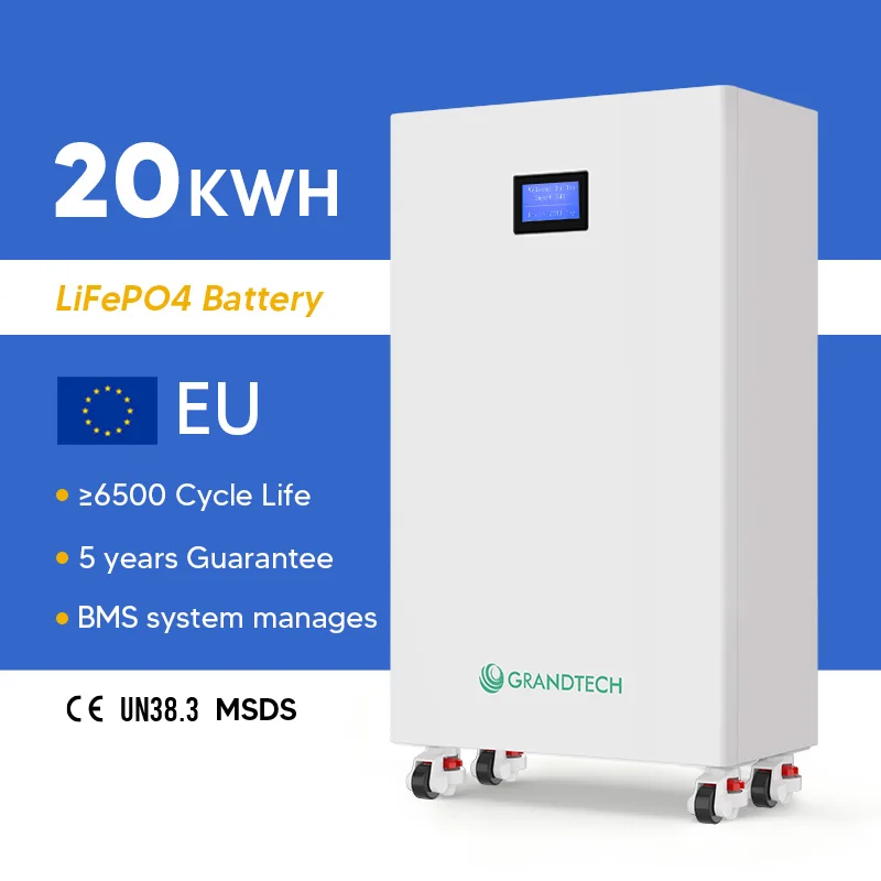 48 V LiFePO4 akkumulyator, 20 kWh, 16 kW li litiy-ion akkumulyator, 30 kW li litiy akkumulyator, ichki o‘rnatilgan 12 kW li invertor, ikki fazali, 240 V / 230 V, 400 Ah