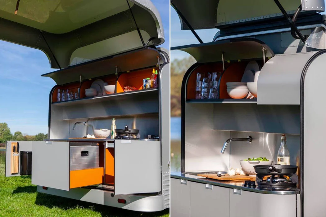 Luxury Small Offroad Caravan Camper Trailer Fiberglass Rv Motorhomes