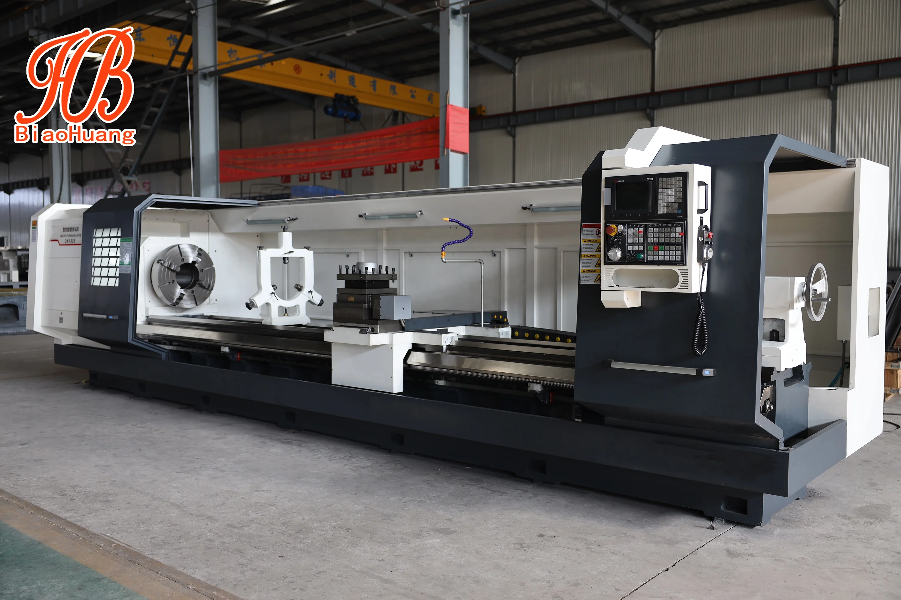 Oil Pipe CNC Threading Lathe QK1325A for Turning Steel Wire Automatic Pipe Threading Lathe Metal Processing