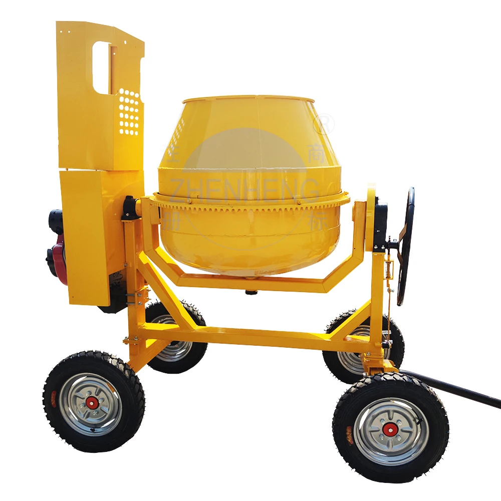 CE Manual Mixers Machine Electric Portable Construction Betoneira Hand Concrete Mechanical Mixer With Motor for Home Use