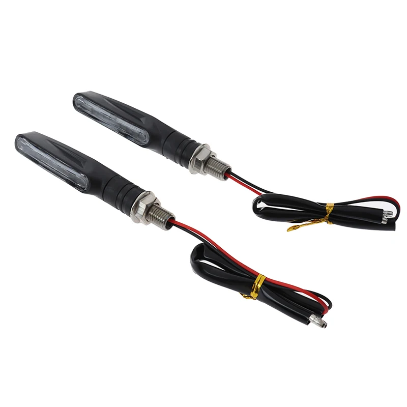 Universal 12V Led Motorcycle Turn Signals Indicator Light E24 Flowing Water Blinker Flashing Indicator