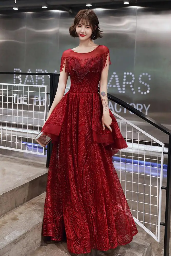 2025 new styles Red Prom Dress 2020 Gowns Mermaid Evening Party Wear Long  Gown Women Gown Luxury Formal Evening Dress