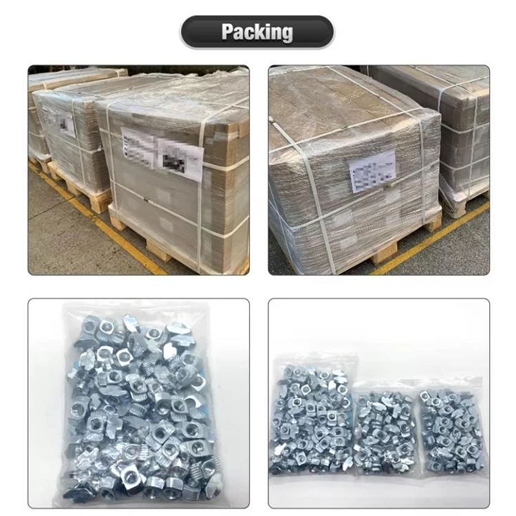 Minde Hammer Head Screw | Slot 8 | Zinc Plated Carbon Steel | M8*20/25/30/40 | for Profile Framing