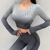 Gradient gray long sleeve