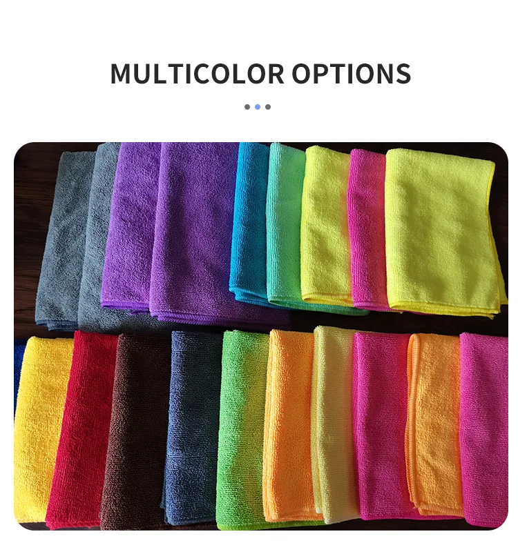 Microfiber Towel Wholesale Cleaning Cloth Car Wash Towel 36 Pieces Pack