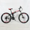 Black and red spoked wheel