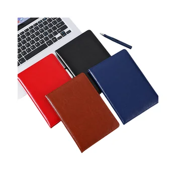 A5 A6 B5 Three Sizes 4 Styles 5 Colors Large Business Diary Leather Soft Notebook Thick Stationery Notebook