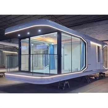 Cymdin Modern Modular Prefabricated Steel Structure Pod Smart Apple Cottage for Working Life Mobile Villa Home Container House