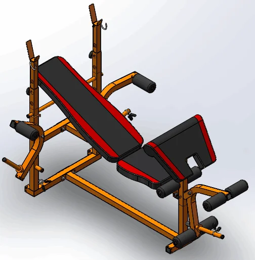 foldable weight lifting bench with  Fitness equipment