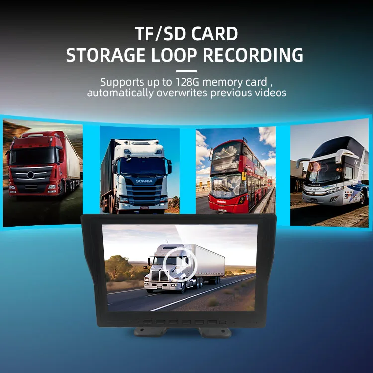 Wemaer Manufacturer Vendor 1080P IPS Screen Rearview Security Truck Camera Heavy Duty Vehicle Coach Bus Monitor System details