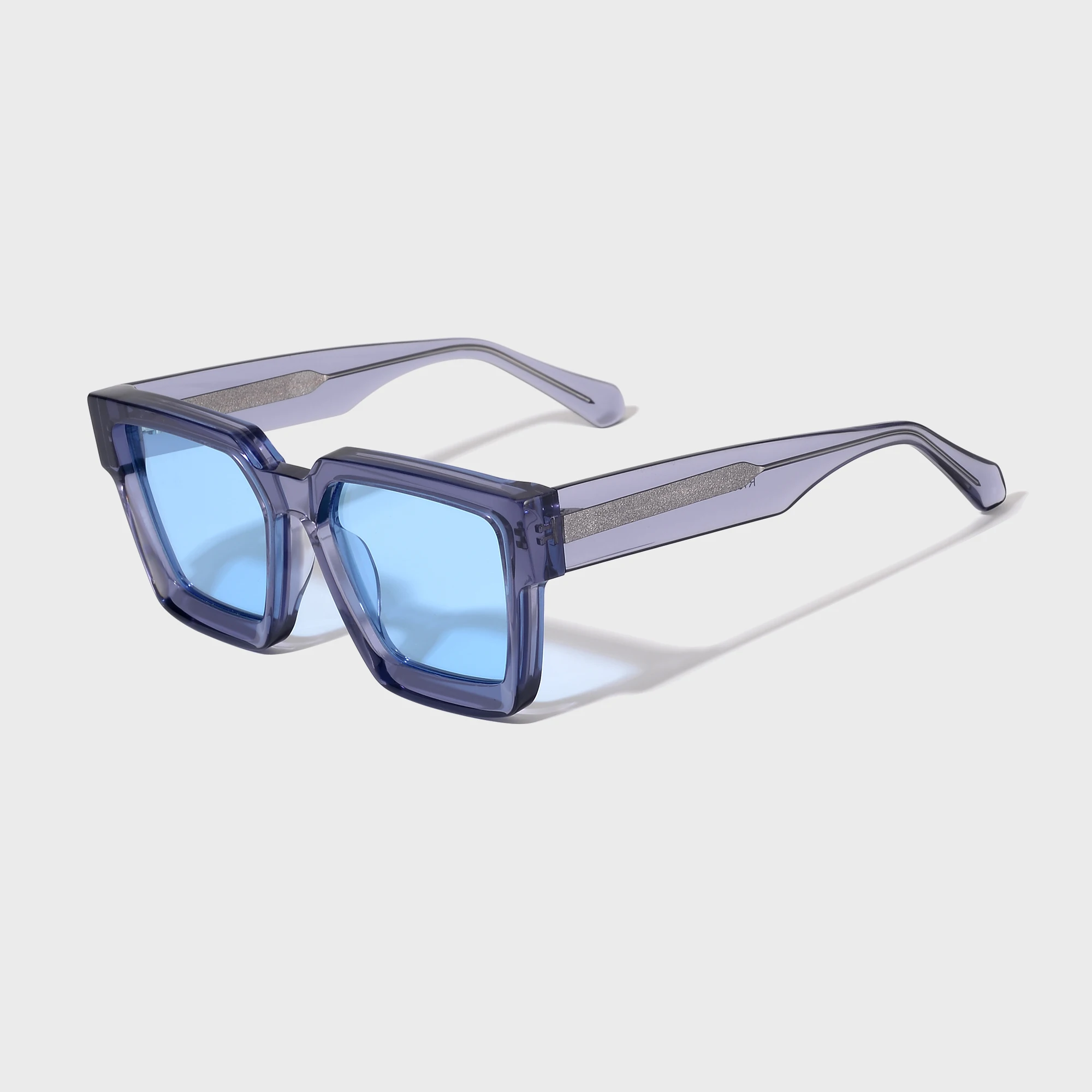 Retro Polarized Sunglasses UV400 Protection Italian Acetate CARFIA Square Polarized Sunglasses for Men UV400 Protection  main image 4