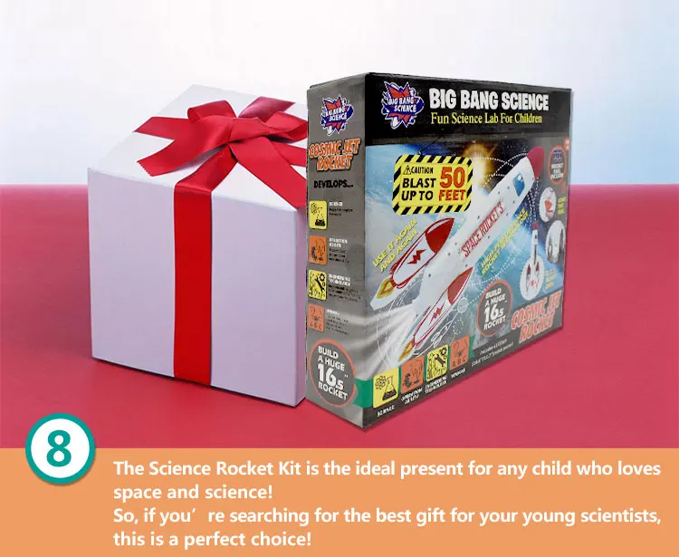 Science4you Super Lanciarazzi NASA - Gioco Spaziale con 13 Sperimenti