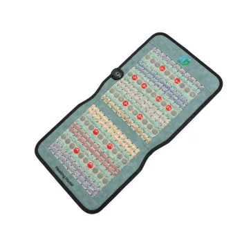 Wholesale Factory Infrared Thermal Jade Stone Heating Mat Crystal Chakra Body Massage and Health Care Mattress Pad