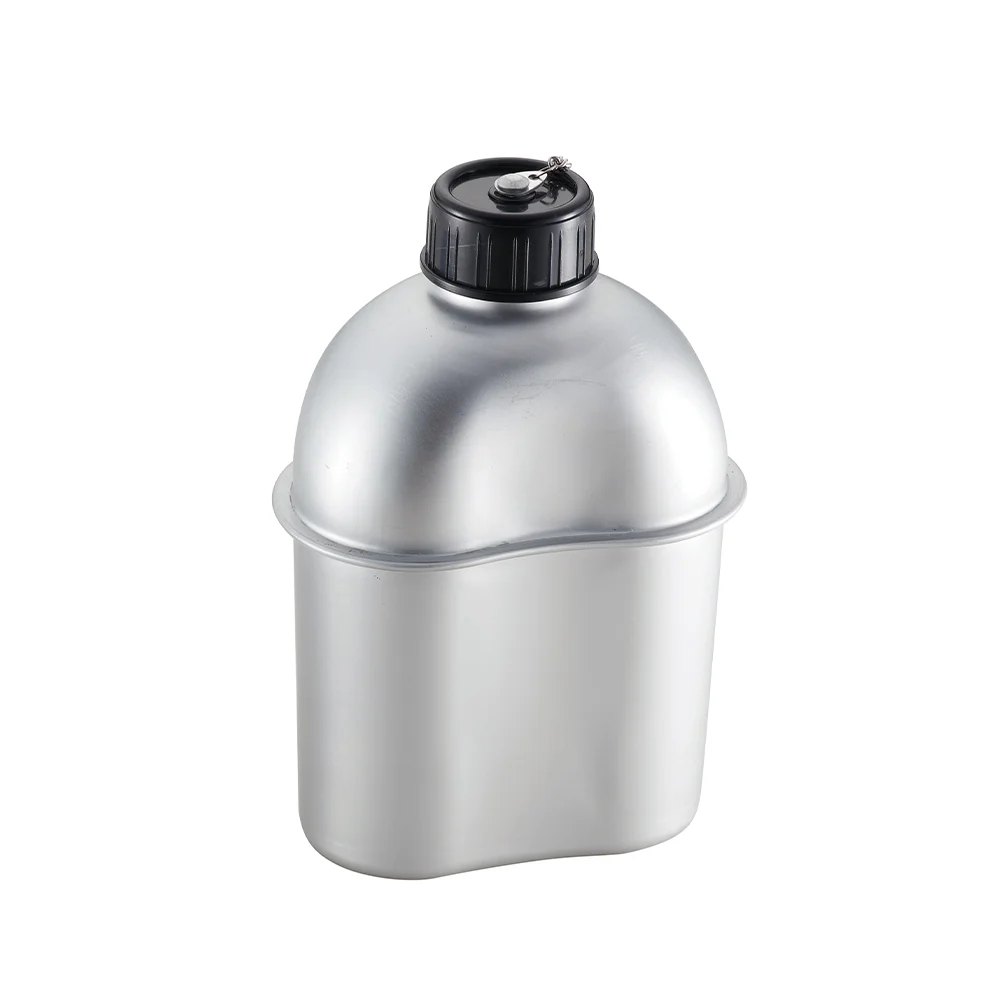 High Quality Hiking Travel Picnic Camping Portable Aluminum Water Bottle Drinking Canteen supplier