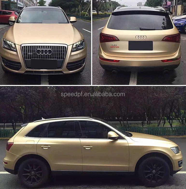 New Style champagne Color Matte Metallic Car Wrapping Vinyl Sticker