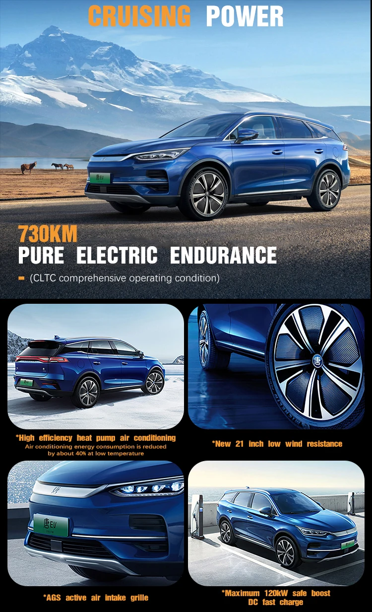 BYD Electric Car RHD Flagship Luxury SUV - 7 Seats, 380 KW Power