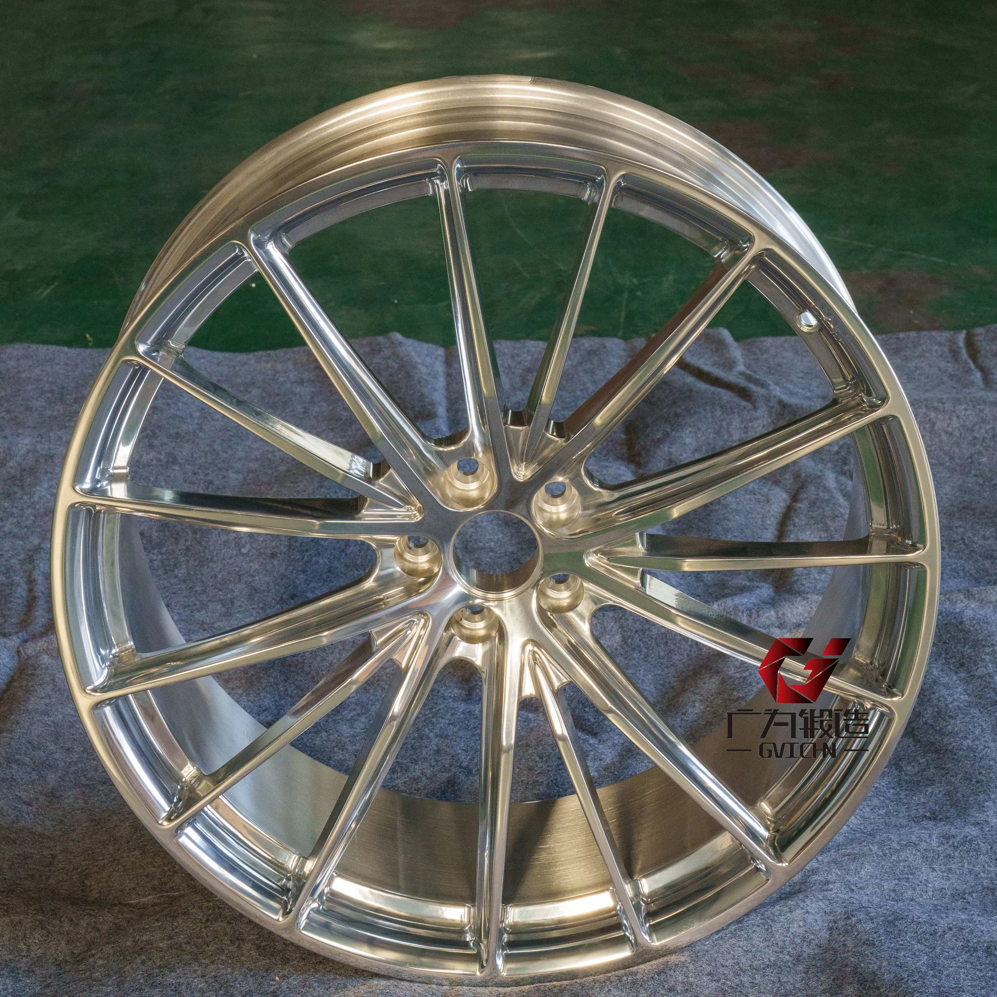 GVICHN P103 OEM Passenger Car Concave polishing Forged Alloy Wheels custom car rims 18 19 20 21 22 23inch 5x112 5x120 5x114.3