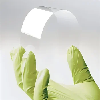 High Hardness for Solar Cell Film UTG Flexible ultra Thin Glass 0.14mm 0.175mm Folding Glass