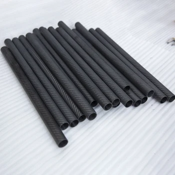 Carbon fiber manufacturing tubo fibra de carbono 20cm 30cm 40cm custom carbon fiber pipe tube