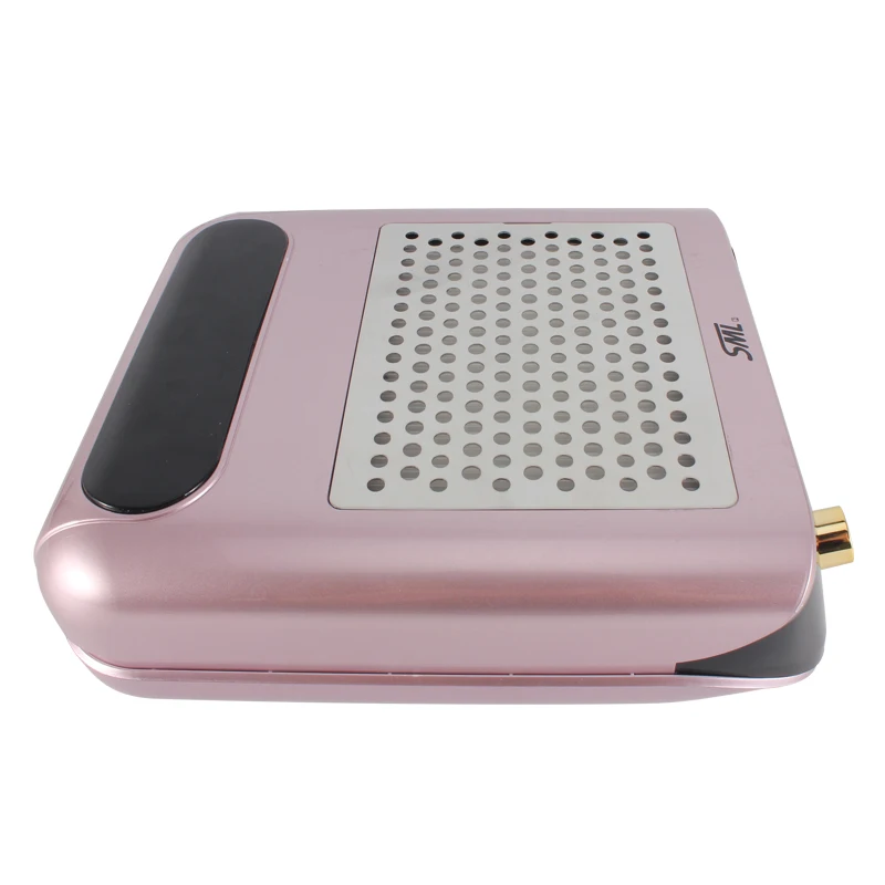 2 in 1 Electric Nail Dust Collector Manicure Machine 45000rpm Professional Vacuum Suction Plastic Material Salon Use