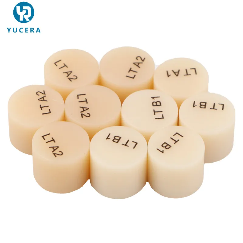 High Quality Yucera Dental Lab Lithium Disilicate Ingote Press Tablets for Dental Laboratory