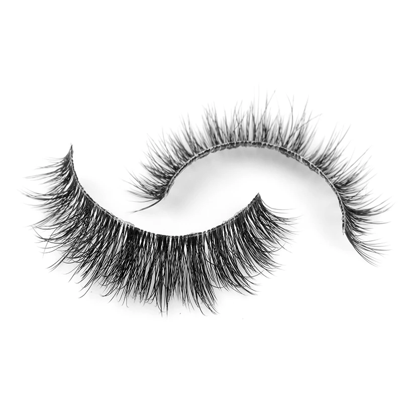 Hollyren Triangle Lash - Invisible Clear Band Faux Mink Eyelashes