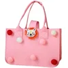 Pink lion fur ball style