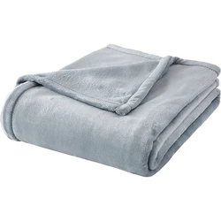 Customized Winter Thick Polyester Soft Plush Throw Blankets For Home Decor