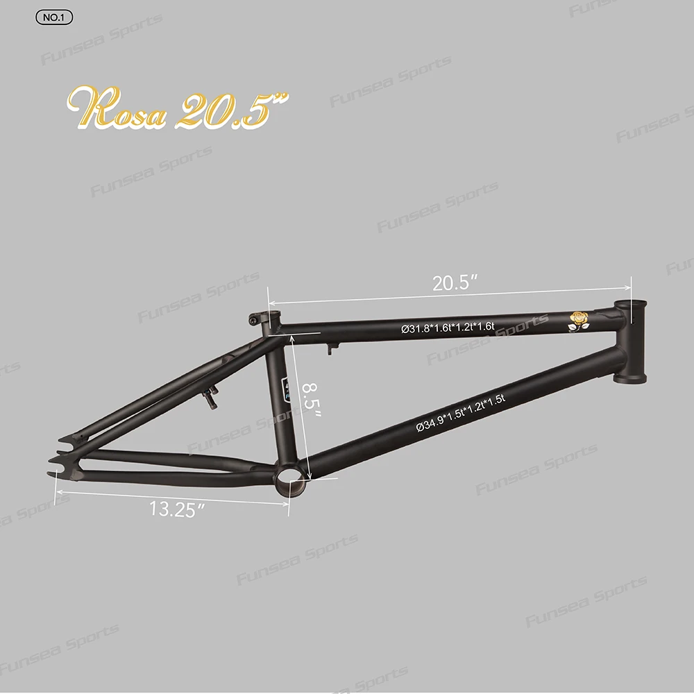 chromoly bike frame