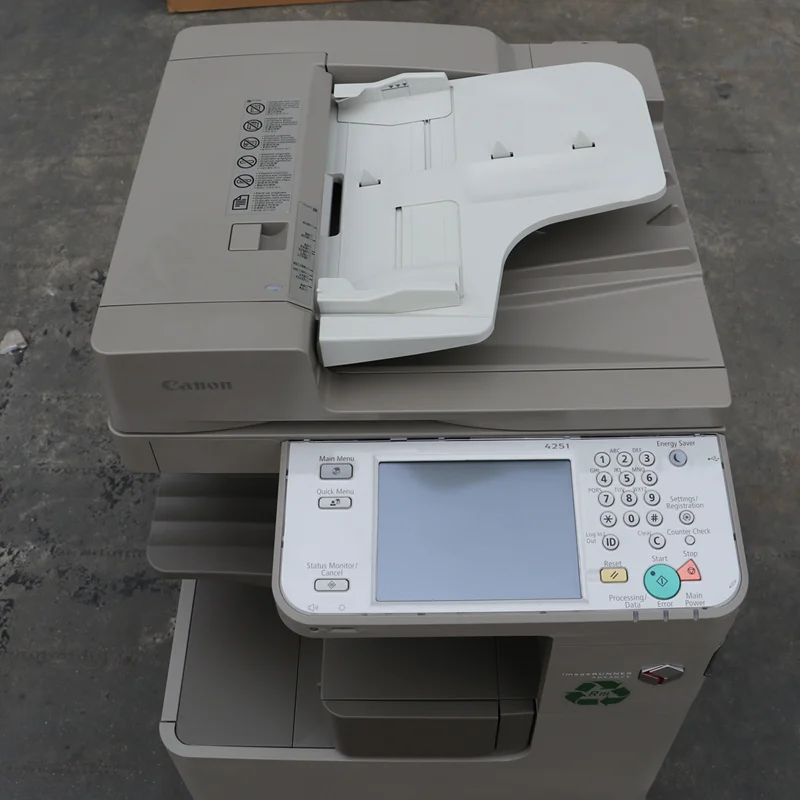 デジタル キヤノン4251レーザーオフィスコピー機フォトプリンター用中古コピー卸売白黒機 Buy Machines Photocopy