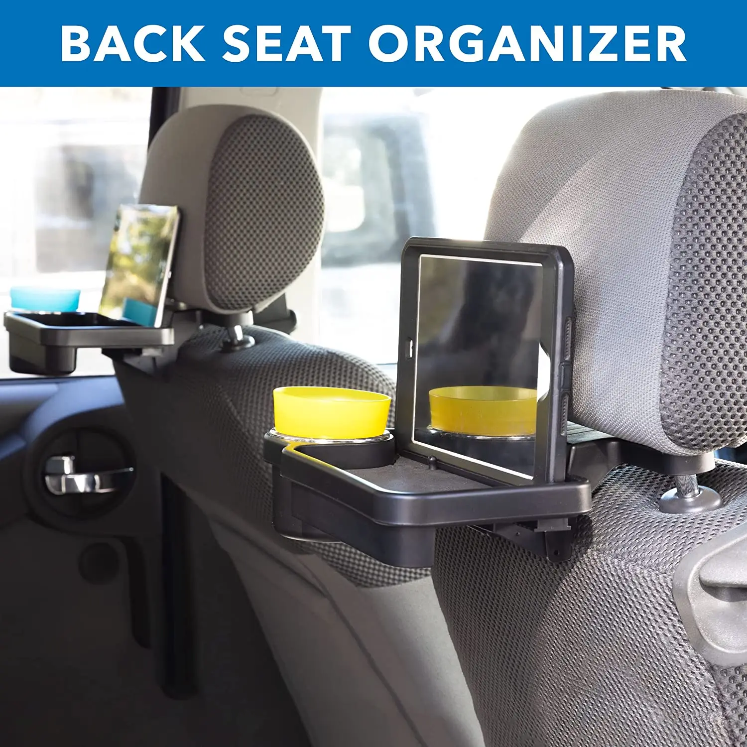 Couch Caddy Organizer Headrest Cup Holder Car Back Seat Organizer