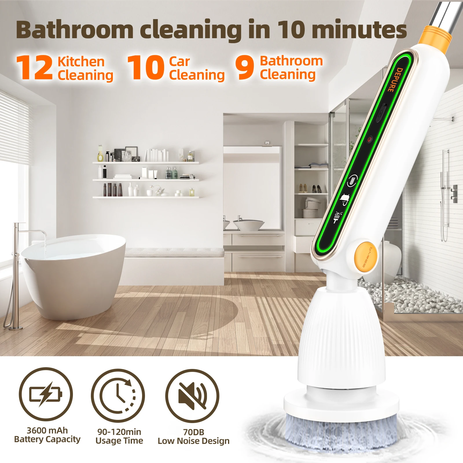 Ручной беспроводной автоматический скруббер