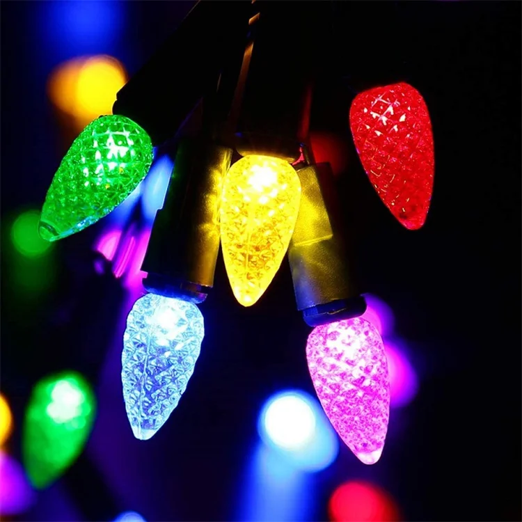 3 AA Battery Operated Strawberry LED String Lights Holiday Lighting Garden Light Landscape Decoration Outdoor