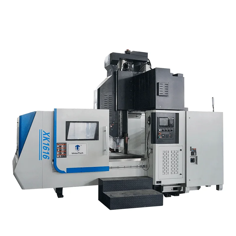 Small 5 Axis Gantry CNC Milling Machine Automatic Fanuc Control System Single Spindle (BT40) Made China Portal Machining Center