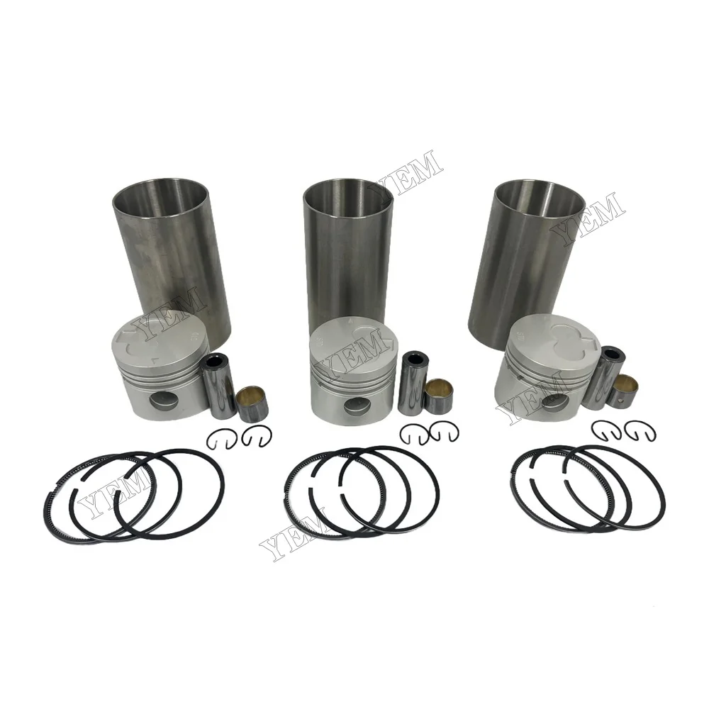 Cylinder Liner Kit Fit for Mitsubishi K3H Engine 4