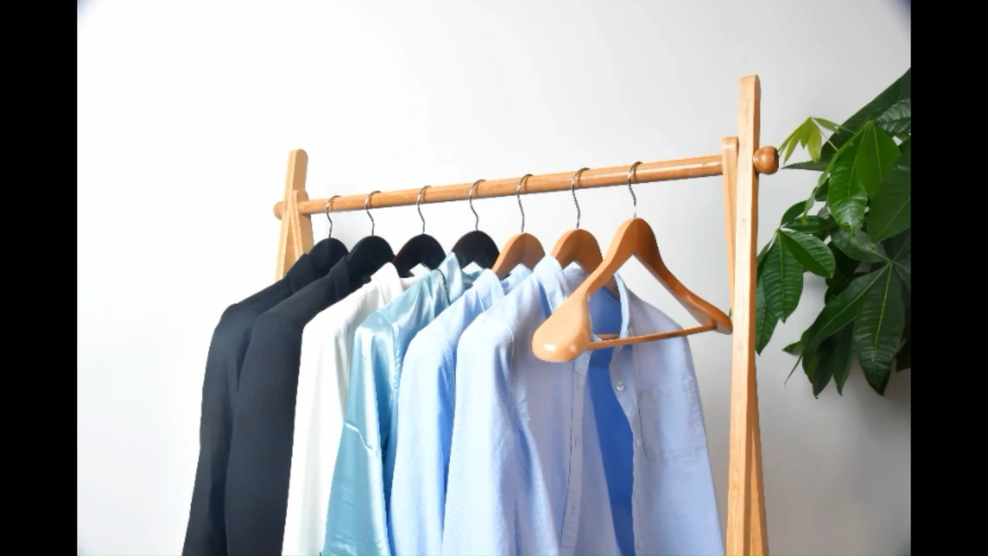 Wholesale Shop Display Hanger Extra Wide Shoulder Rubber Wooden Coat Hanger With Clips Buy