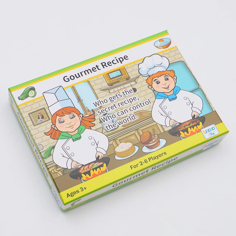 Лидер продаж Amazon, детское образование, семейный повар еды, Интерактивная настольная игра для родителей и детей, настройка