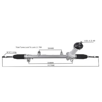 Wholesale price good quality steering rack and pinion for Hyundai Tucson 56500-D3100