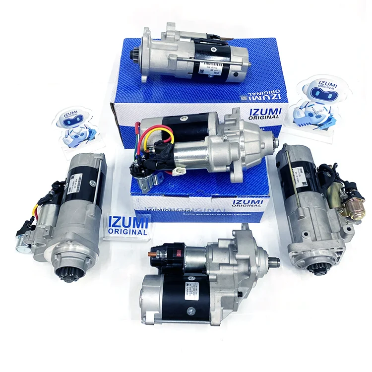 IZUMI ORIGINAL DL08 Starter Motor High Quality Diesel Engine Parts For Doosan