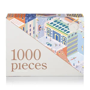 High Quality Cartoon World Rompecabezas Sublimable Jigsaw Puzzles For Adults 1000 Piece Jigsaw Puzzle