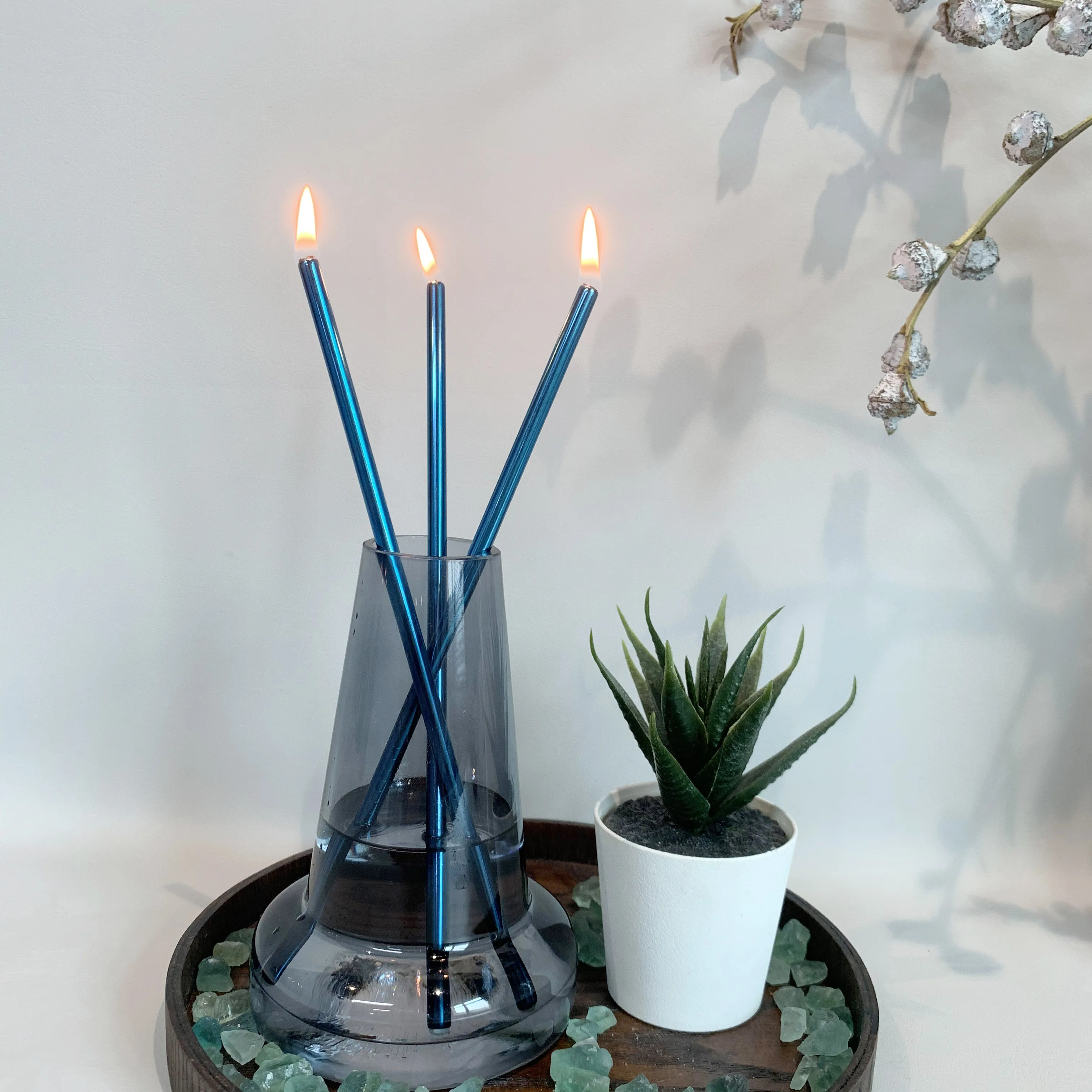 2 Sample Irregular Creative Styles Smokeless Scented Oil Glass Bottle