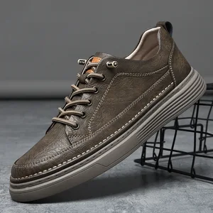 Hot Selling Four Seasons Outdoor Sports Shoes Men Handmade Genuine Leather Shoes Casual