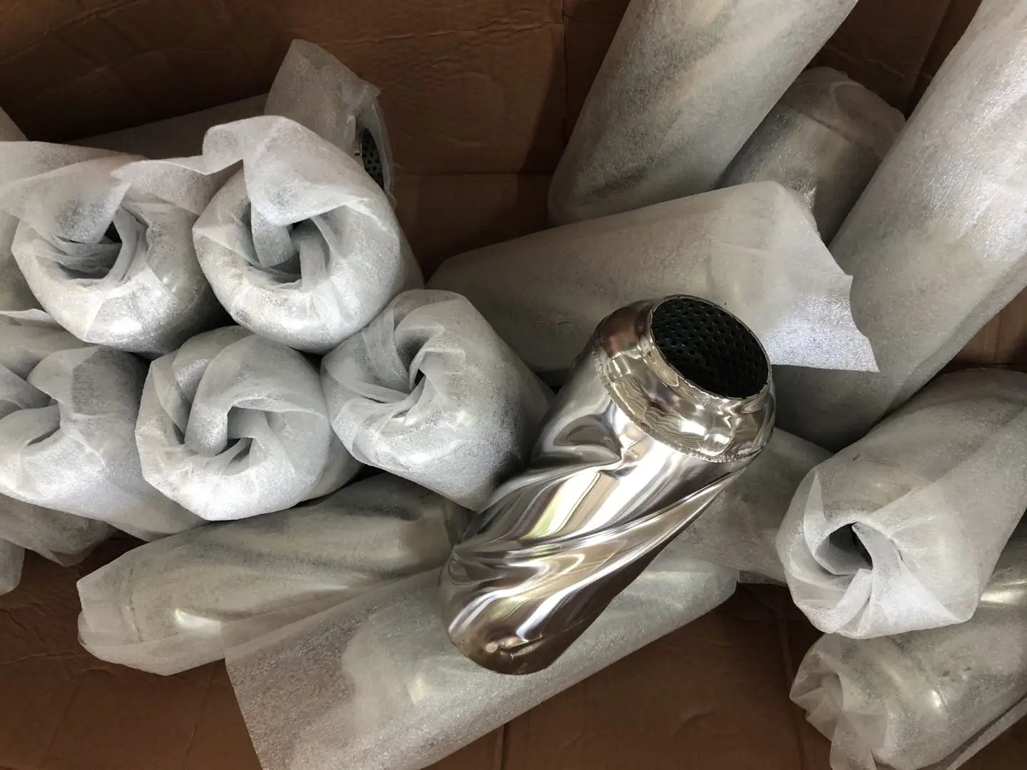 All Ss304 Car Universal Resonator Tornado Muffler Buy Car Muffler