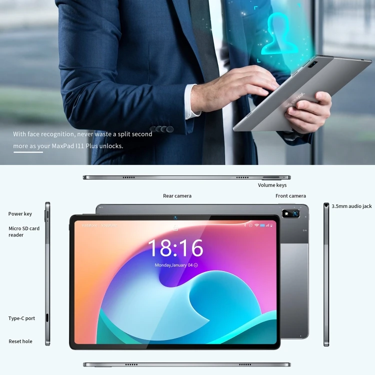 BMAX Maxpad I11 Plus - 10.36 Inch Tablet with Android 12