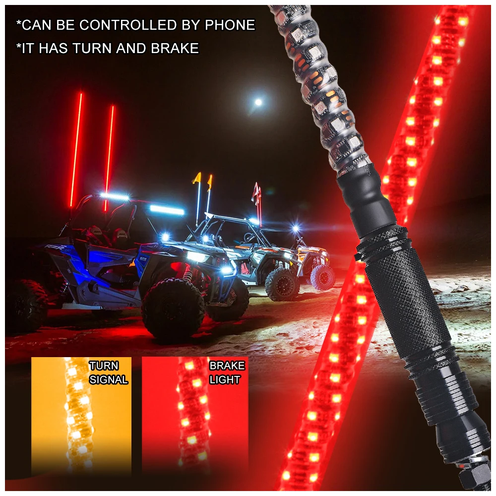 LOYO LED Whip Lights Antenna Illuminate Your Adventures