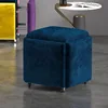 (Velluto spugna) Blu scuro