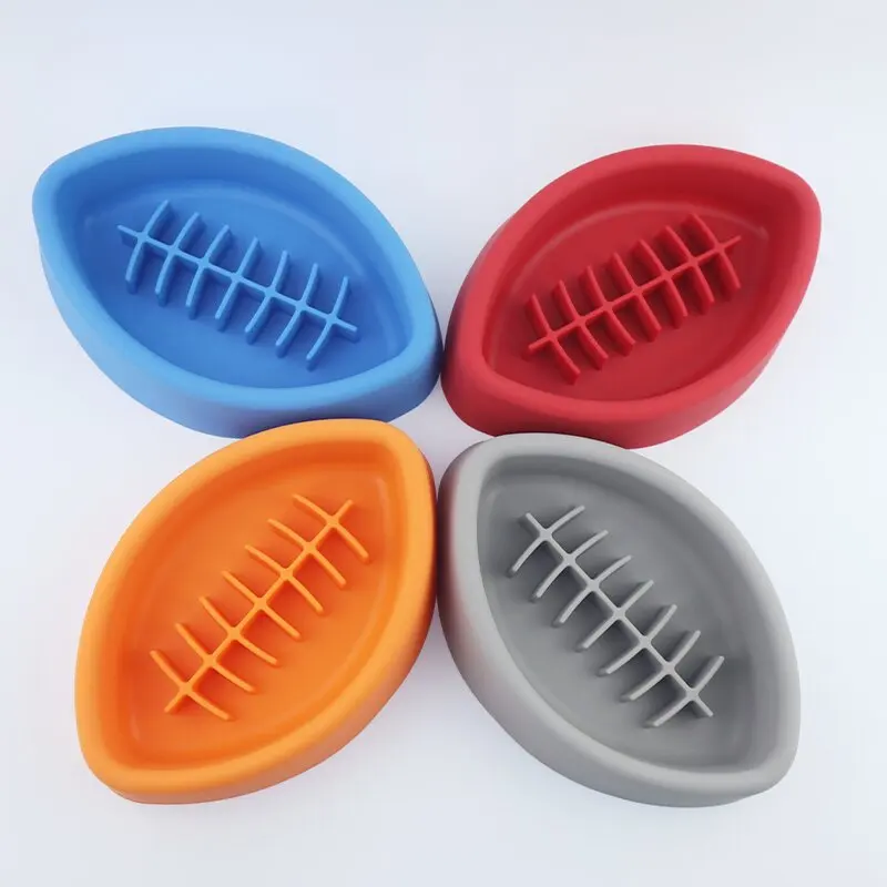 New Eco-Friendly Solid Silicone Rounded Dog Lick Mat Pet Feeding Anti-Choke Slow Feeder Non-Slip Suction Multi-Use Bowl supplier
