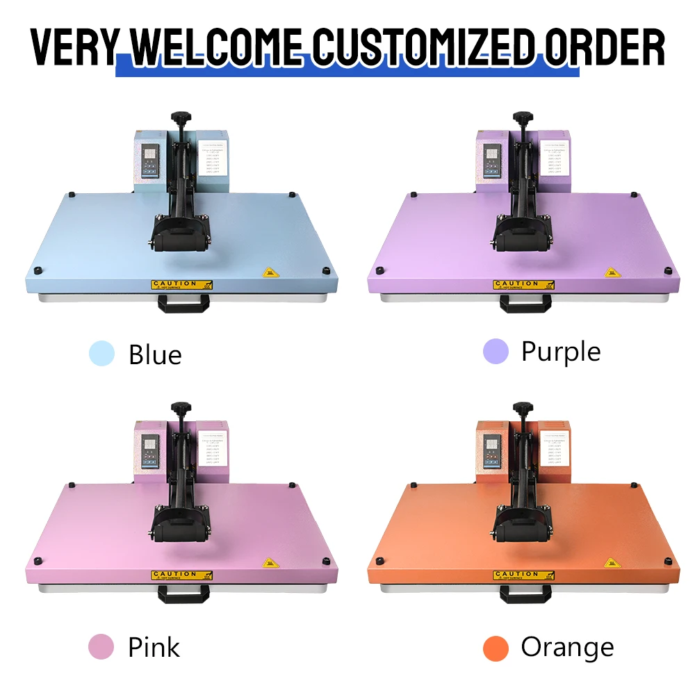 Xingyan Factory Digital Control 40x60 Sublimation Blank T-shirt Clothes Manual Printing Flat Heat Press Machine 16 X 24inches