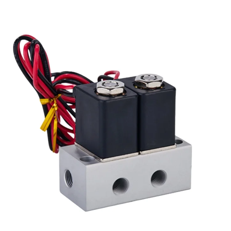 2v025-06 Airtac Type Four Union Manifold Solenoid Valve Dc12v Pneumatic ...